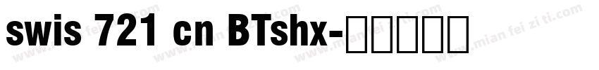 swis 721 cn BTshx字体转换